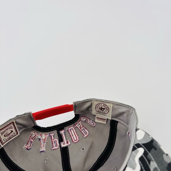 Toronto Raptors Snapback Hat Cap Blockhead Gray/ Camo Hardwood Classics New Era - Picture 7 of 8